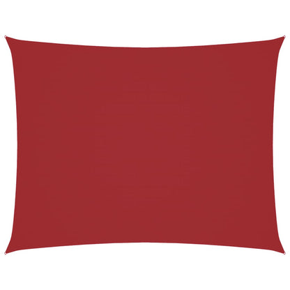 Sonnensegel Oxford-Gewebe Rechteckig 3X4 M Rot