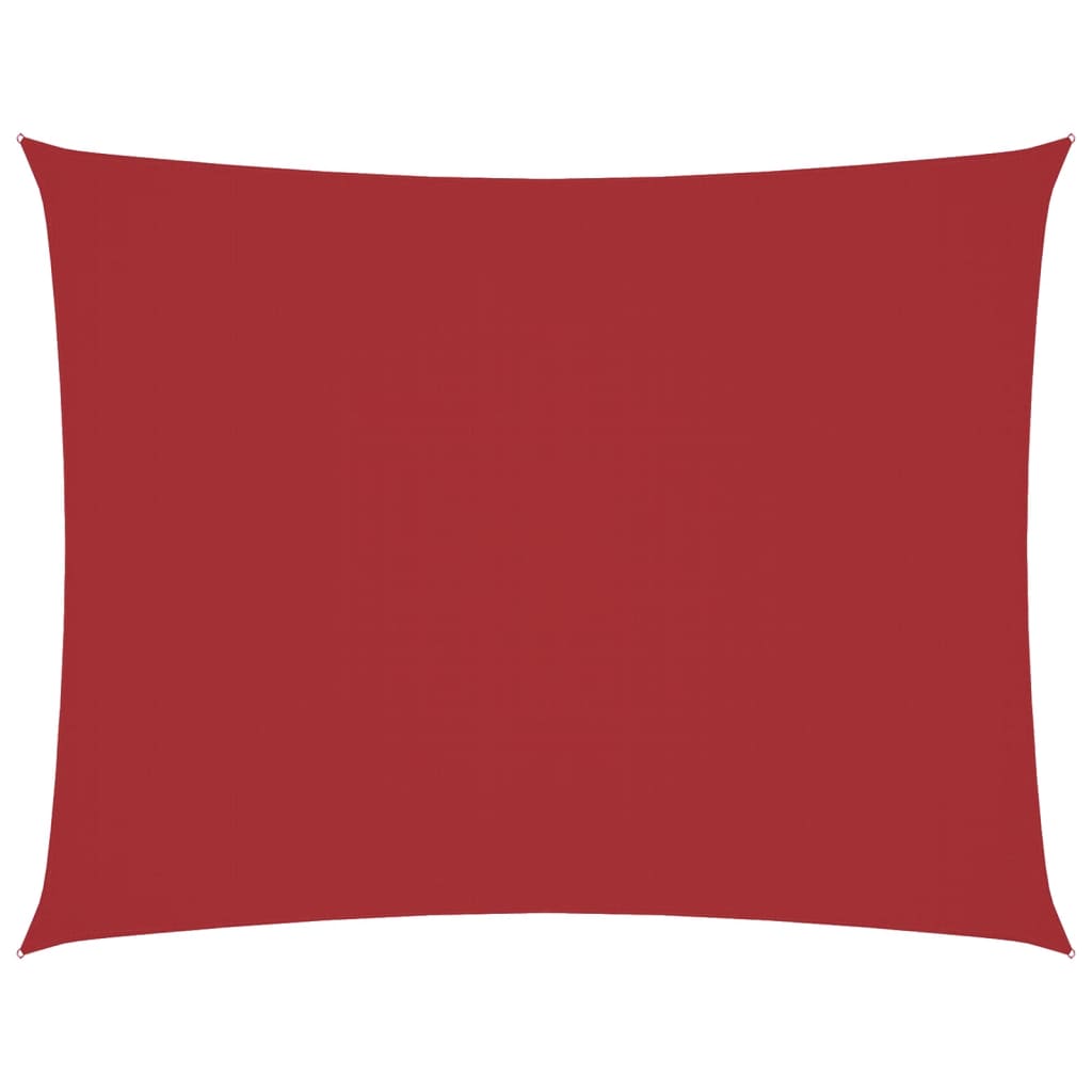 Sonnensegel Oxford-Gewebe Rechteckig 3X4,5 M Rot