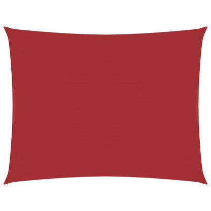 Sonnensegel Oxford-Gewebe Rechteckig 3X4,5 M Rot