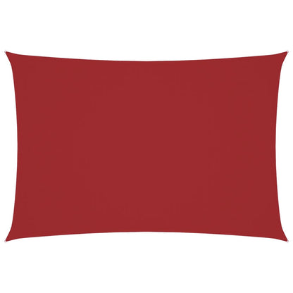 Sonnensegel Oxford-Gewebe Rechteckig 3X6 M Rot