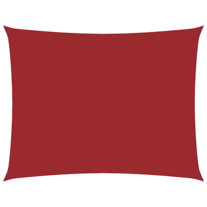 Sonnensegel Oxford-Gewebe Rechteckig 3,5X4,5 M Rot
