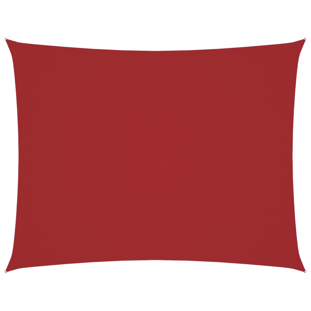 Sonnensegel Oxford-Gewebe Rechteckig 3,5X5 M Rot