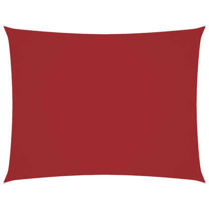 Sonnensegel Oxford-Gewebe Rechteckig 3,5X5 M Rot