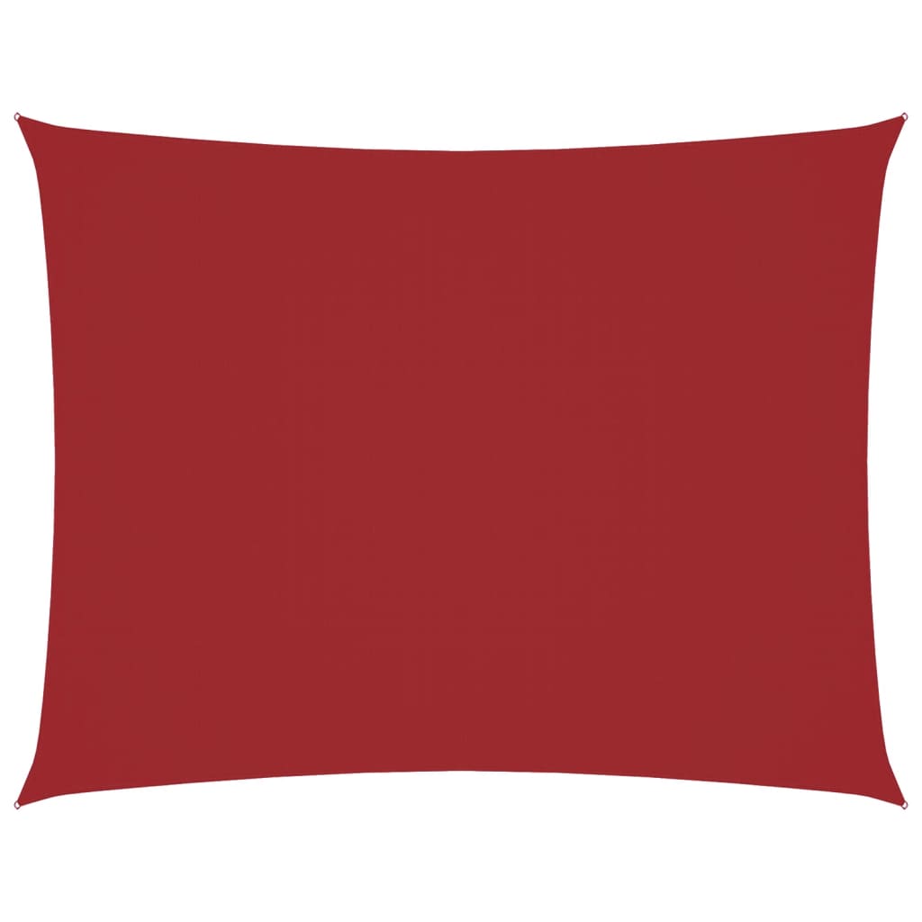 Sonnensegel Oxford-Gewebe Rechteckig 4X5 M Rot