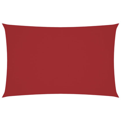 Sonnensegel Oxford-Gewebe Rechteckig 4X7 M Rot
