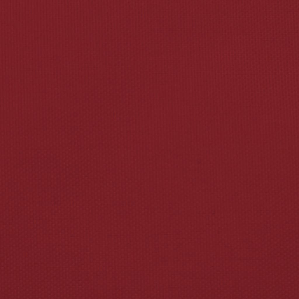 Sonnensegel Oxford-Gewebe Rechteckig 4X7 M Rot