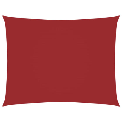 Sonnensegel Oxford-Gewebe Rechteckig 5X6 M Rot