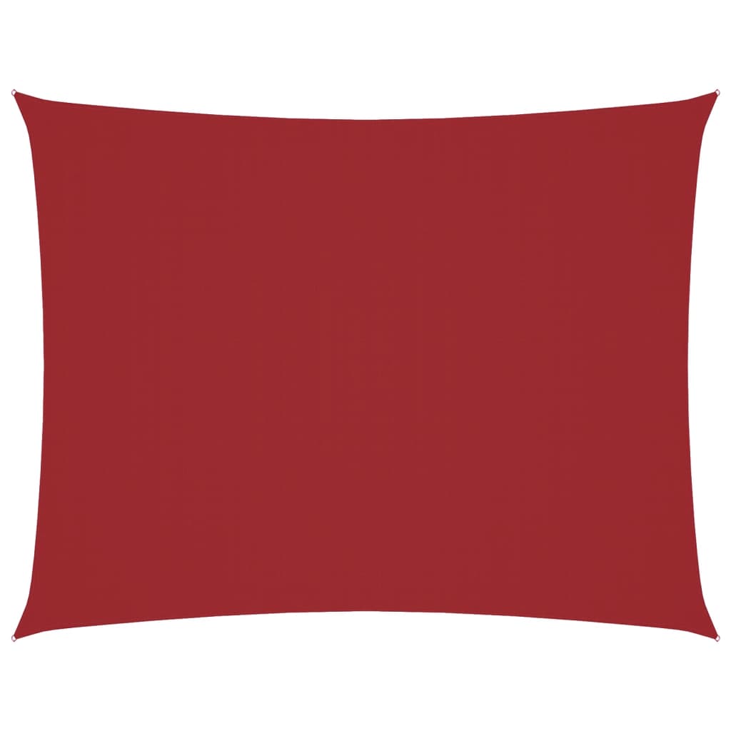 Sonnensegel Oxford-Gewebe Rechteckig 5X7 M Rot
