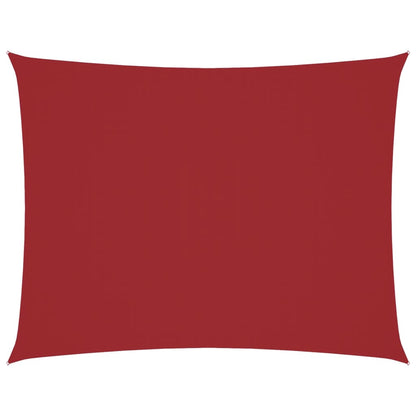 Sonnensegel Oxford-Gewebe Rechteckig 5X7 M Rot