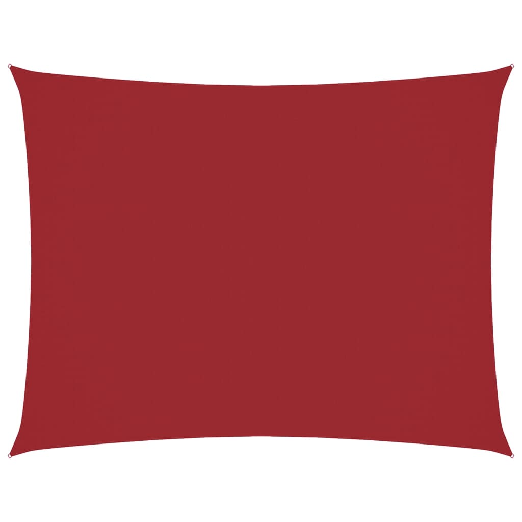 Sonnensegel Oxford-Gewebe Rechteckig 6X8 M Rot