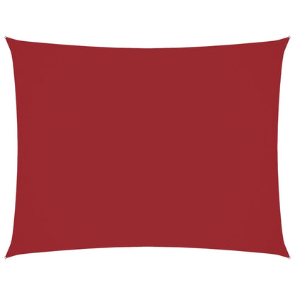 Sonnensegel Oxford-Gewebe Rechteckig 6X8 M Rot