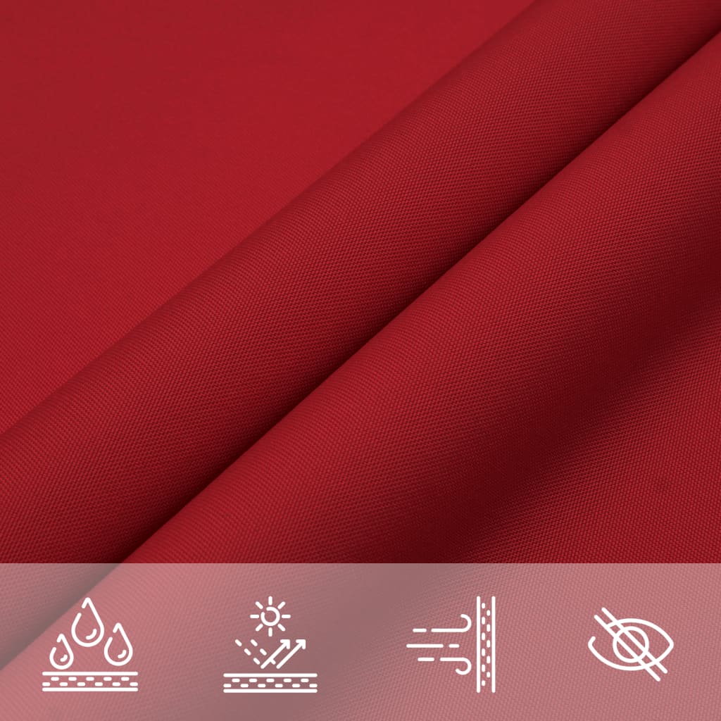 Sonnensegel Oxford-Gewebe Dreieckig 3X3X4,24 M Rot