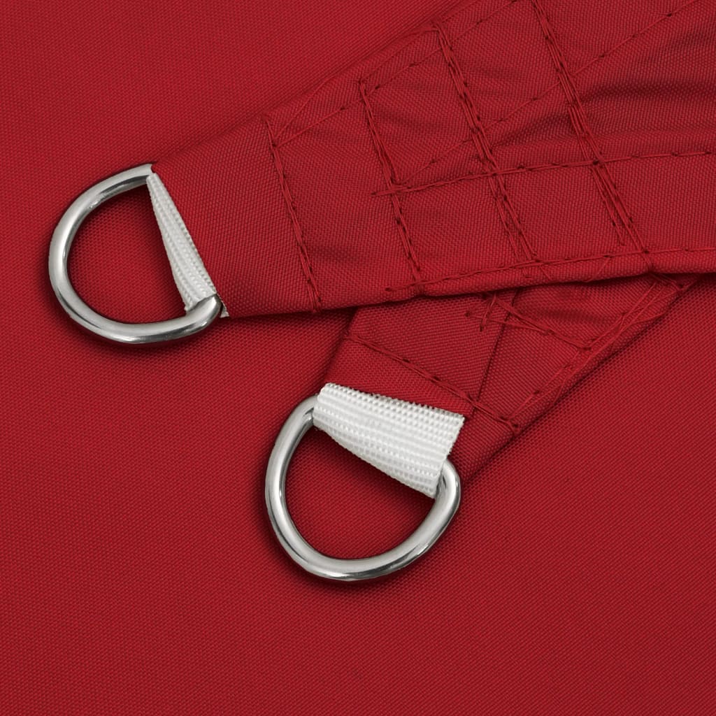 Sonnensegel Oxford-Gewebe Dreieckig 3X4X4 M Rot