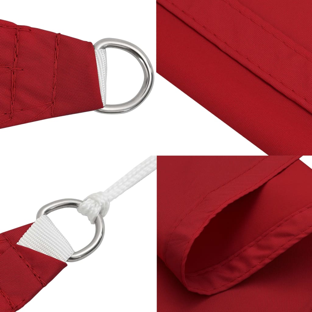 Sonnensegel Oxford-Gewebe Dreieckig 4X5X5 M Rot