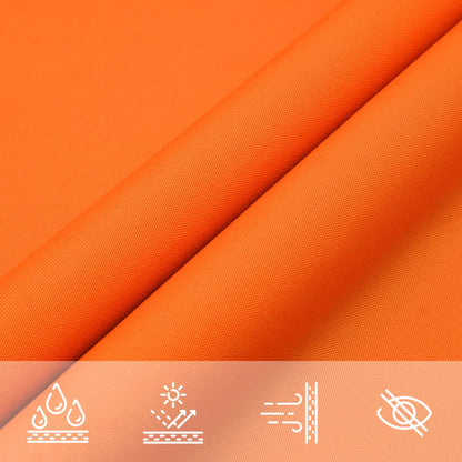 Sonnensegel Oxford-Gewebe Quadratisch 4X4 M Orange