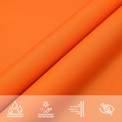 Sonnensegel Oxford-Gewebe Quadratisch 4,5X4,5 M Orange