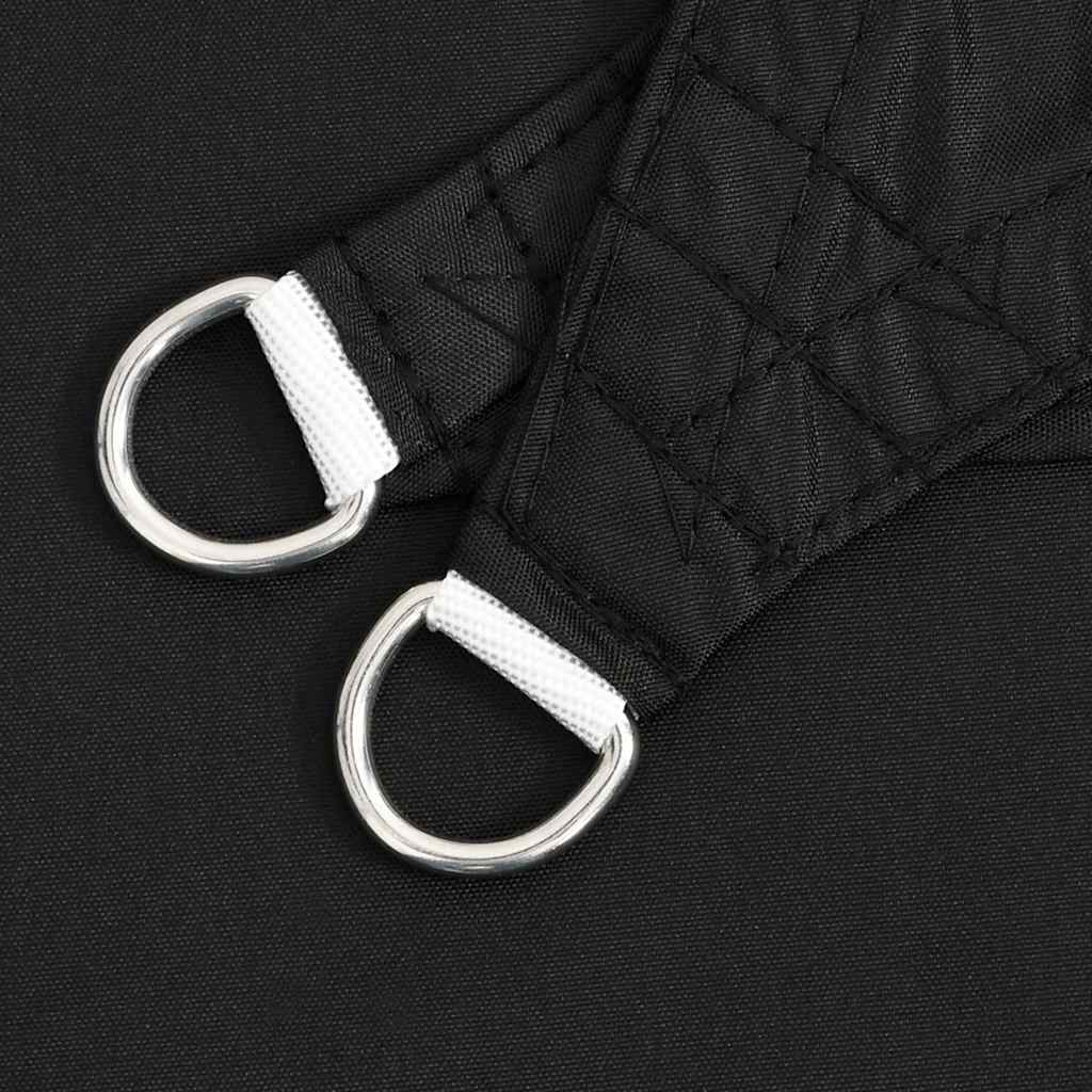 Sonnensegel Oxford-Gewebe Quadratisch 2X2 M Schwarz