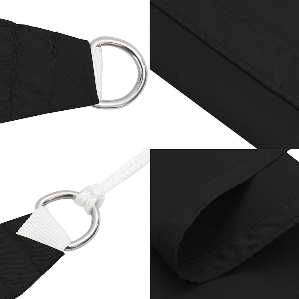 Sonnensegel Oxford-Gewebe Quadratisch 2X2 M Schwarz