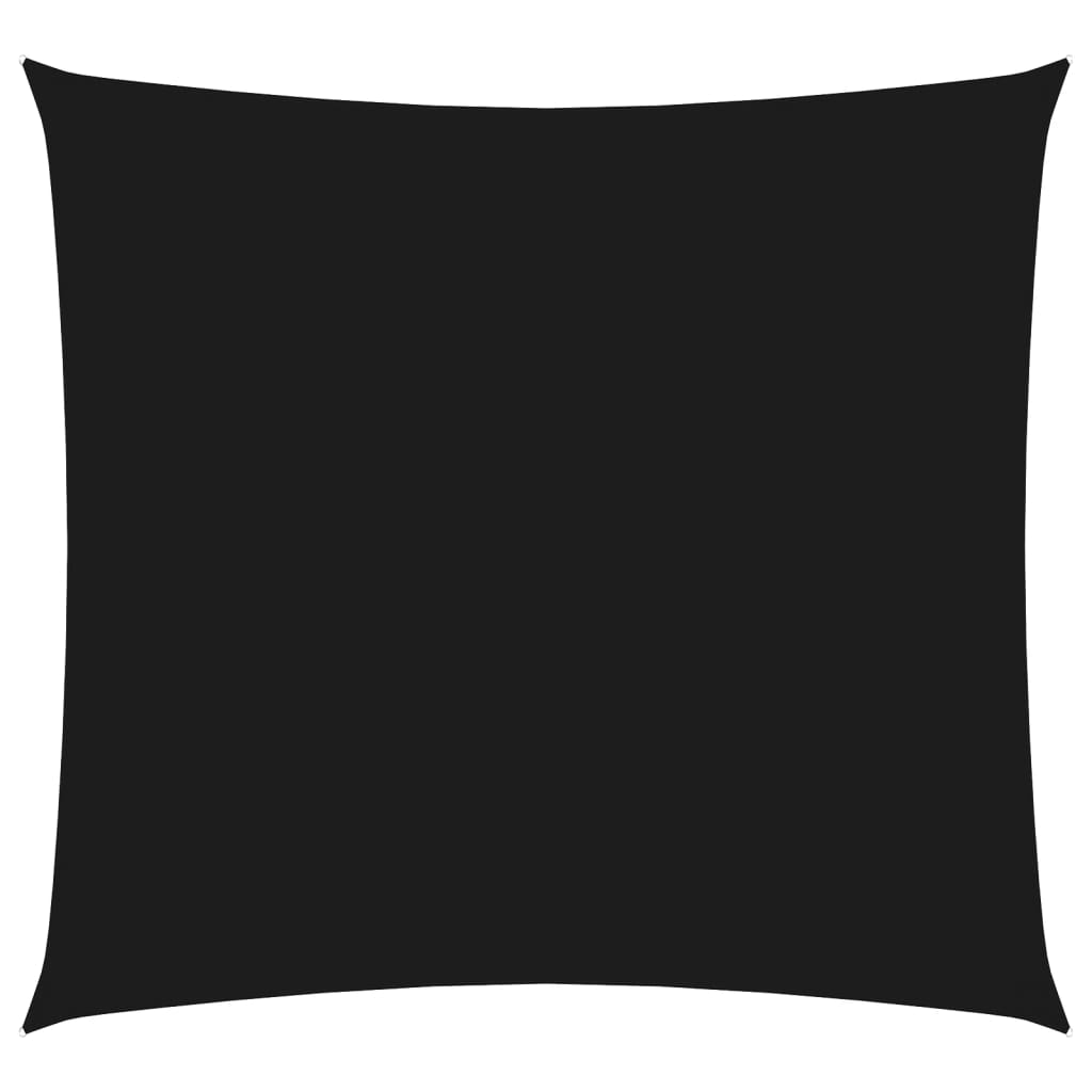 Sonnensegel Oxford-Gewebe Quadratisch 3X3 M Schwarz