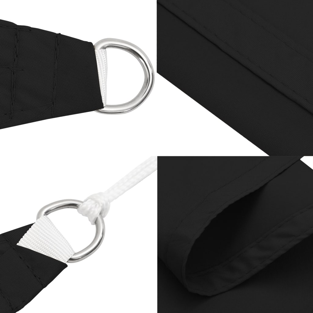 Sonnensegel Oxford Gewebe Quadratisch 3,6X3,6 M Schwarz