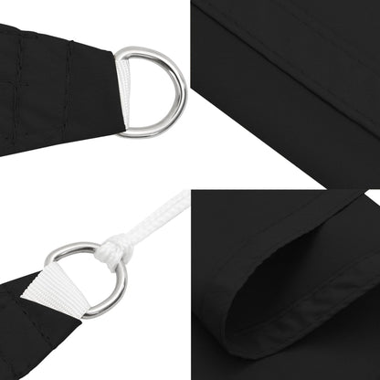 Sonnensegel Oxford-Gewebe Quadratisch 4X4 M Schwarz