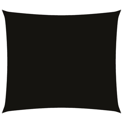 Sonnensegel Oxford-Gewebe Rechteckig 2X2,5 M Schwarz