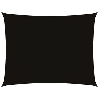 Sonnensegel Oxford-Gewebe Rechteckig 2X3 M Schwarz