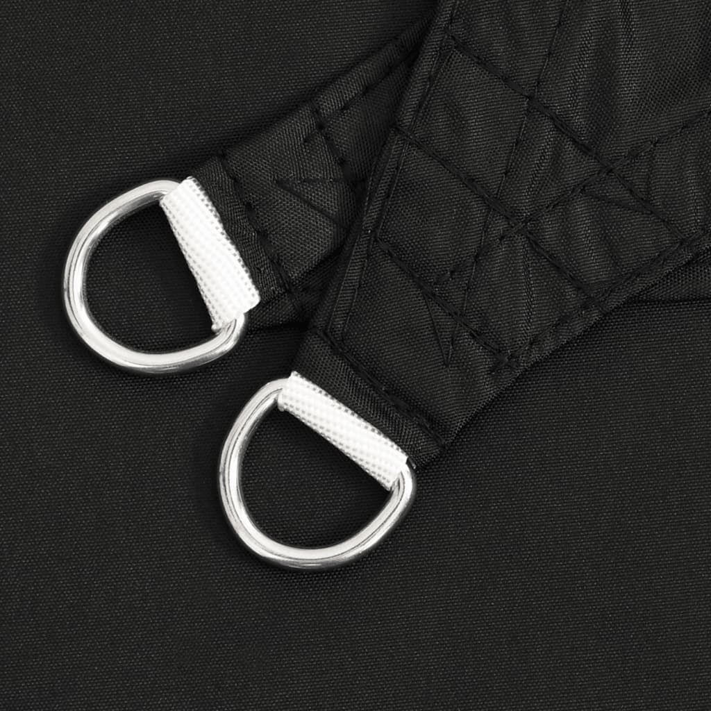 Sonnensegel Oxford-Gewebe Rechteckig 2,5X3 M Schwarz