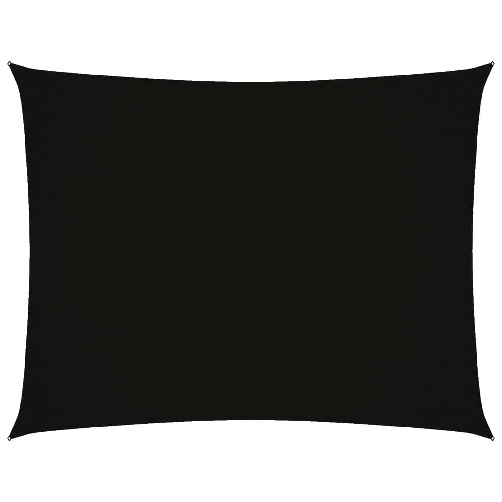 Sonnensegel Oxford-Gewebe Rechteckig 2,5X4 M Schwarz