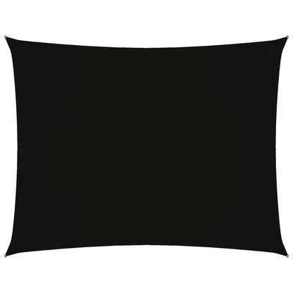 Sonnensegel Oxford-Gewebe Rechteckig 2,5X4 M Schwarz