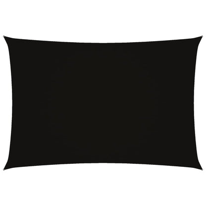 Sonnensegel Oxford-Gewebe Rechteckig 2,5X4,5 M Schwarz