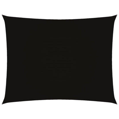 Sonnensegel Oxford-Gewebe Rechteckig 3X4,5 M Schwarz