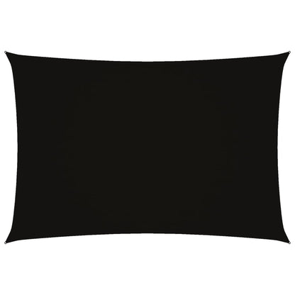 Sonnensegel Oxford-Gewebe Rechteckig 3X5 M Schwarz