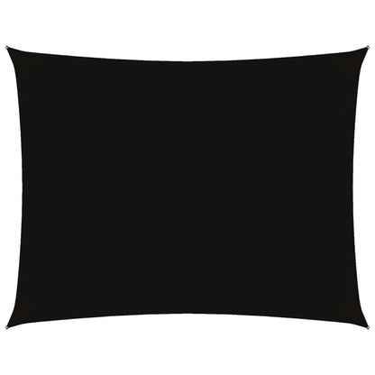 Sonnensegel Oxford-Gewebe Rechteckig 4X5 M Schwarz