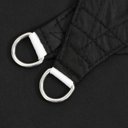 Sonnensegel Oxford-Gewebe Rechteckig 4X7 M Schwarz