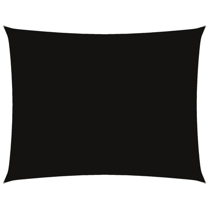Sonnensegel Oxford-Gewebe Rechteckig 5X6 M Schwarz