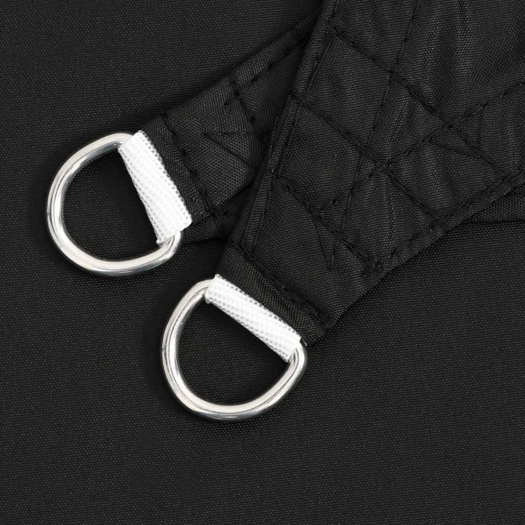 Sonnensegel Oxford-Gewebe Rechteckig 5X6 M Schwarz