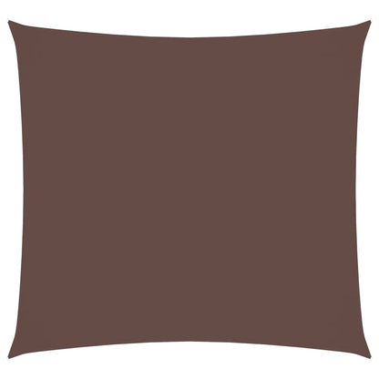 Sonnensegel Oxford-Gewebe Quadratisch 2,5X2,5 M Braun