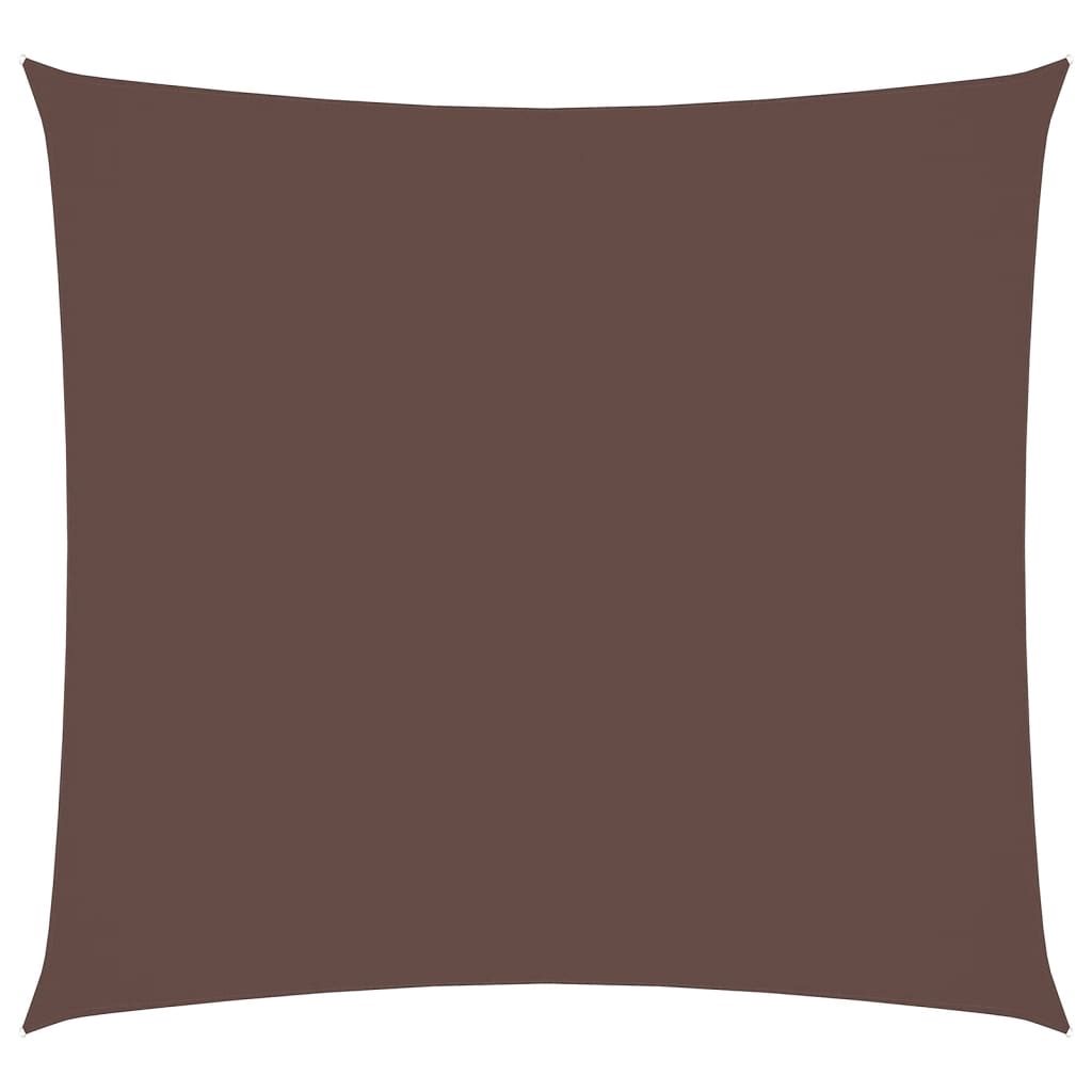 Sonnensegel Oxford-Gewebe Quadratisch 3X3 M Braun