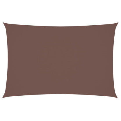 Sonnensegel Oxford-Gewebe Rechteckig 2X4 M Braun