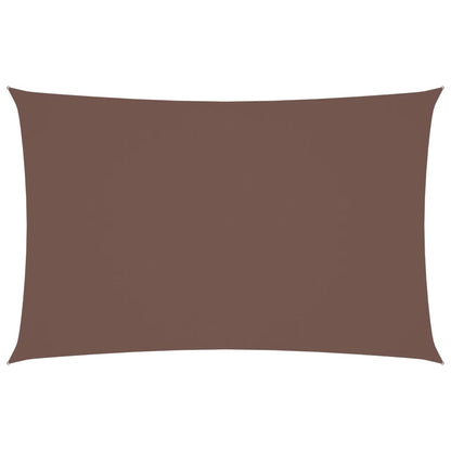 Sonnensegel Oxford-Gewebe Rechteckig 2X4,5 M Braun