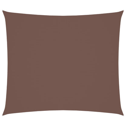 Sonnensegel Oxford-Gewebe Rechteckig 2,5X3 M Braun