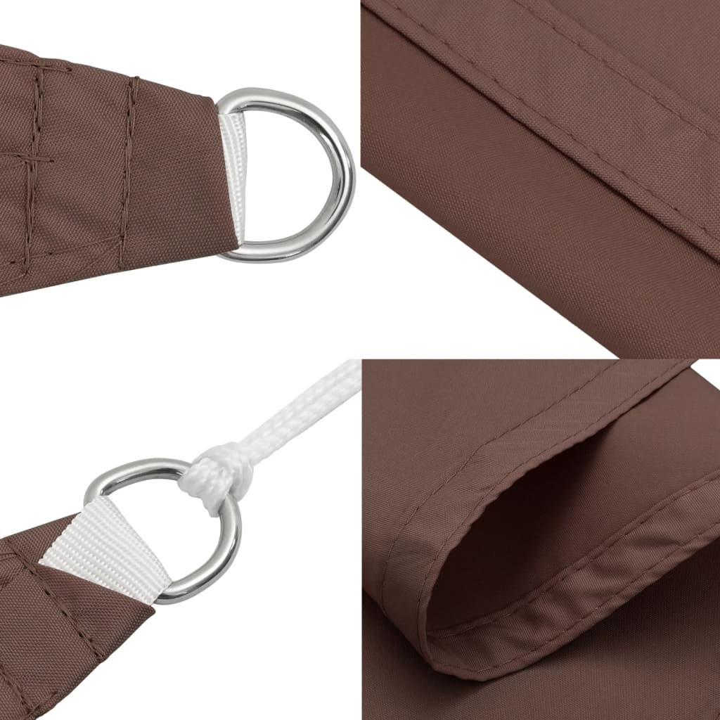Sonnensegel Oxford-Gewebe Rechteckig 2,5X3,5 M Braun