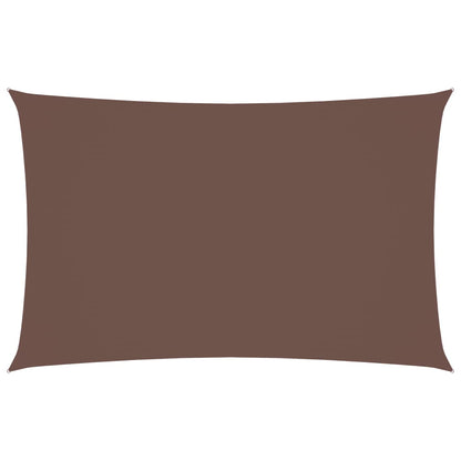Sonnensegel Oxford-Gewebe Rechteckig 2,5X5 M Braun