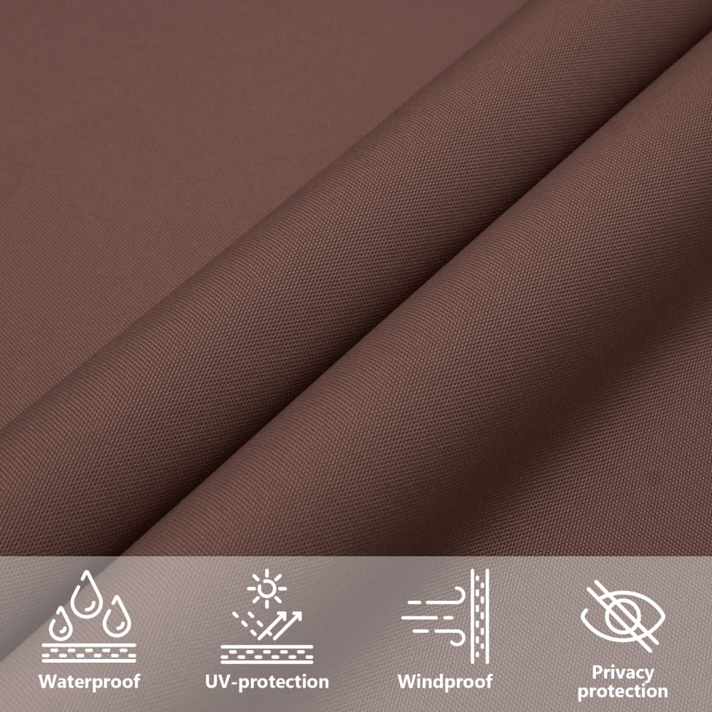 Sonnensegel Oxford-Gewebe Rechteckig 2,5X5 M Braun