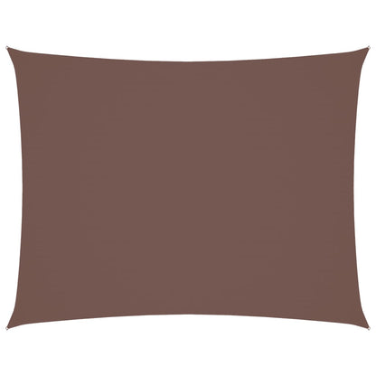 Sonnensegel Oxford-Gewebe Rechteckig 3X4 M Braun