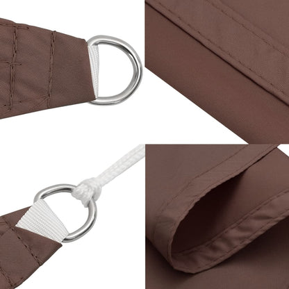 Sonnensegel Oxford-Gewebe Rechteckig 3X4 M Braun