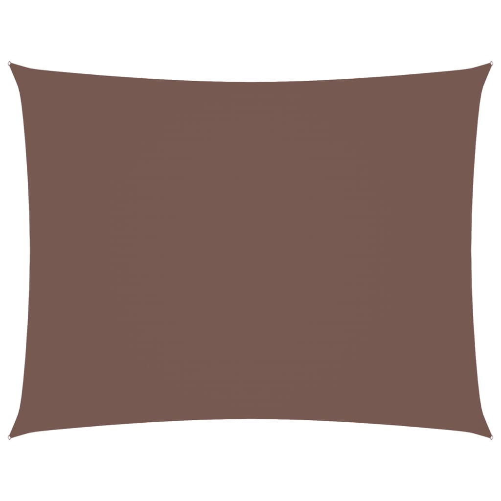 Sonnensegel Oxford-Gewebe Rechteckig 3X4,5 M Braun