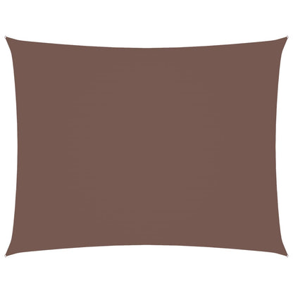 Sonnensegel Oxford-Gewebe Rechteckig 3X4,5 M Braun