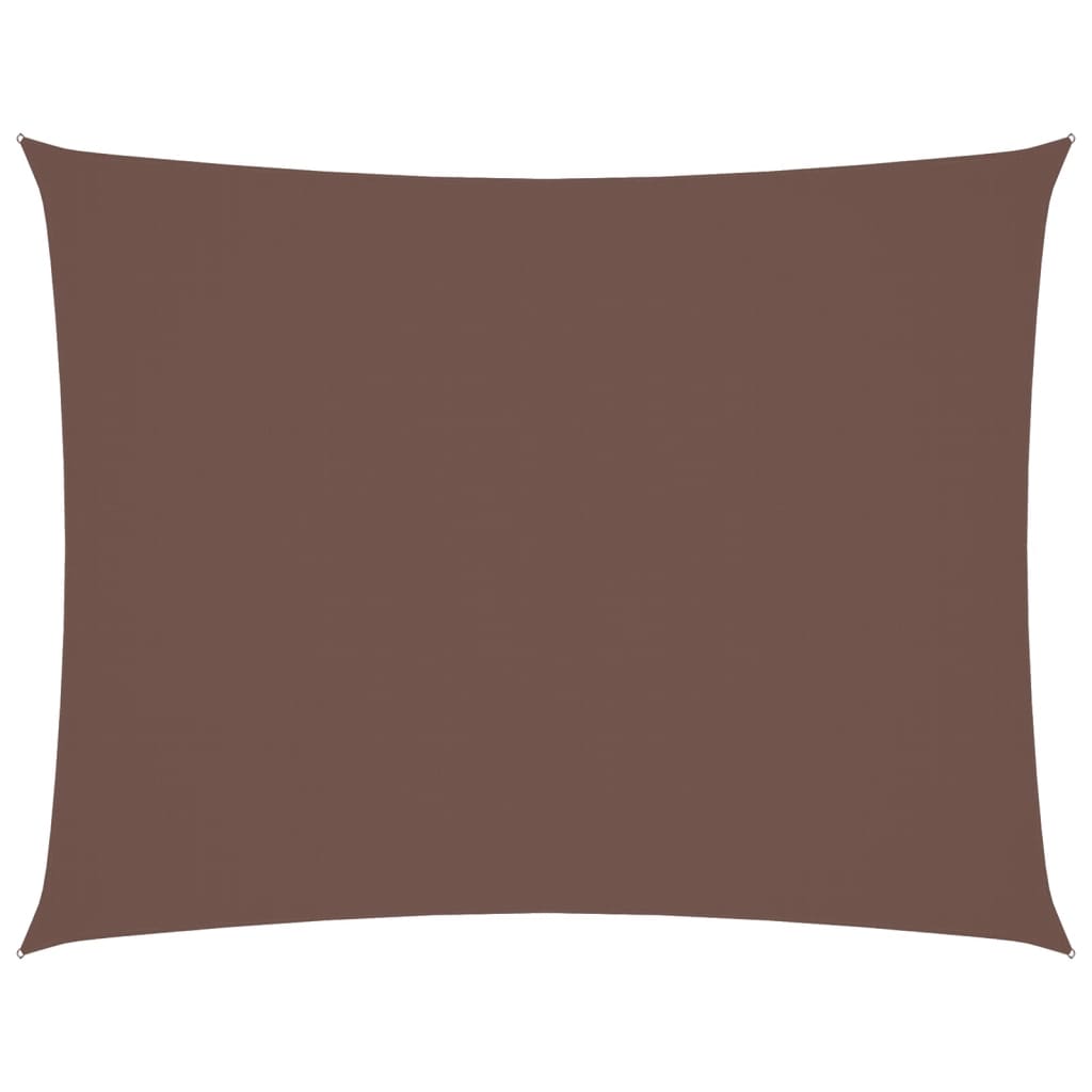 Sonnensegel Oxford-Gewebe Rechteckig 4X5 M Braun